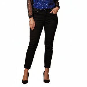 White House Black Market Black Skinny Jeans 8S Short High Rise Sculpt Ankle